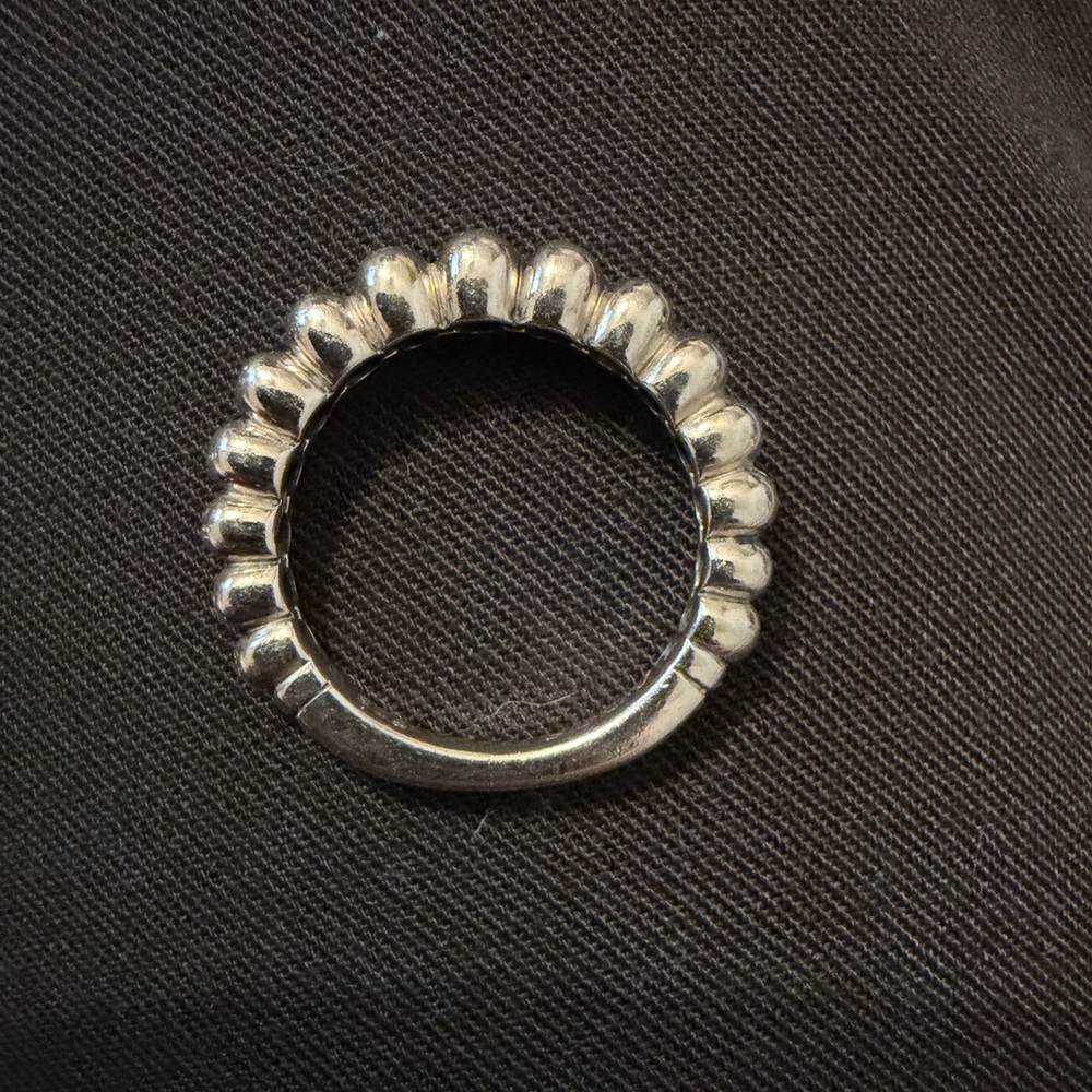 LAGOS Silver Fluted Caviar Ring - Picture 5 of 6